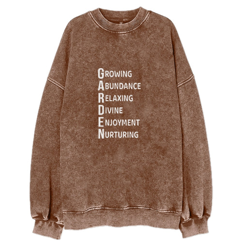 Garden Words Vintage Sweatshirt