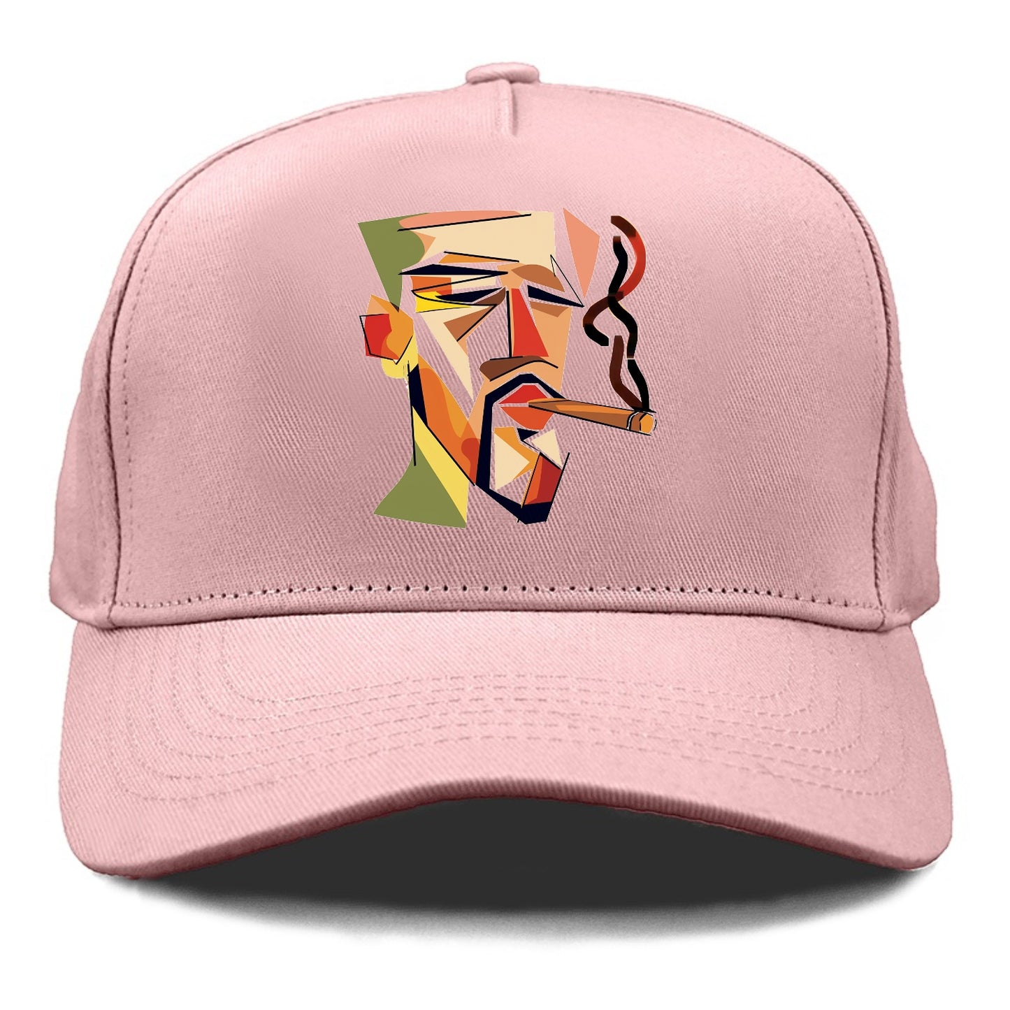 Cigar Cool Abstract Expression Hat