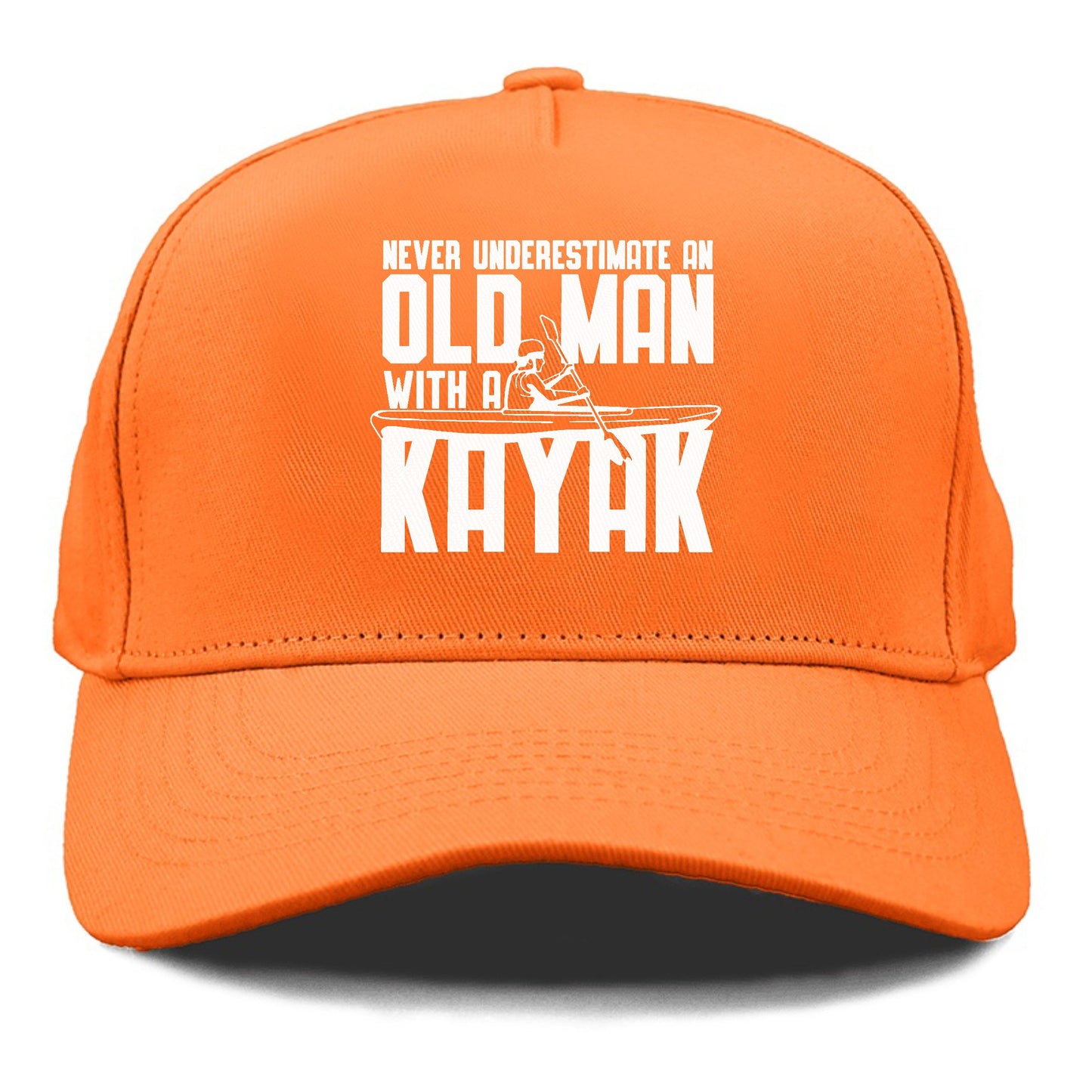 never underestimate an old man with a kayak!! Hat