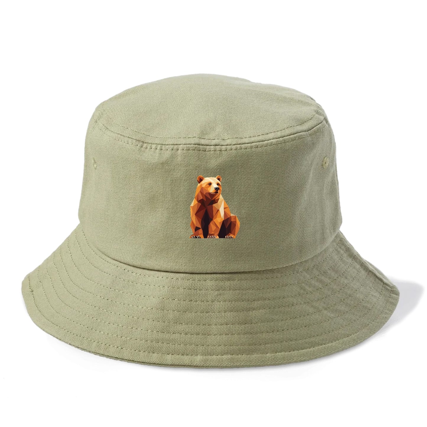 Geometric Bear in Rest Hat