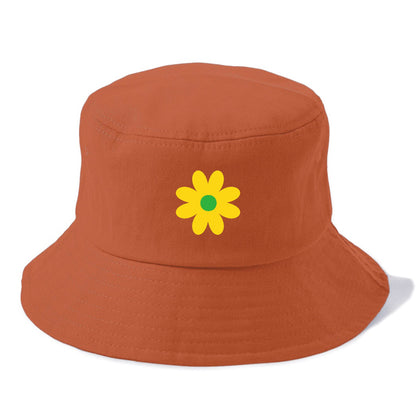 Retro 80s Flower Yellow Hat