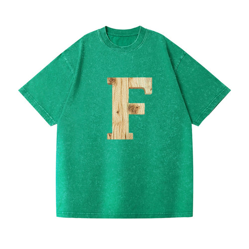 Letter F Vintage T-shirt