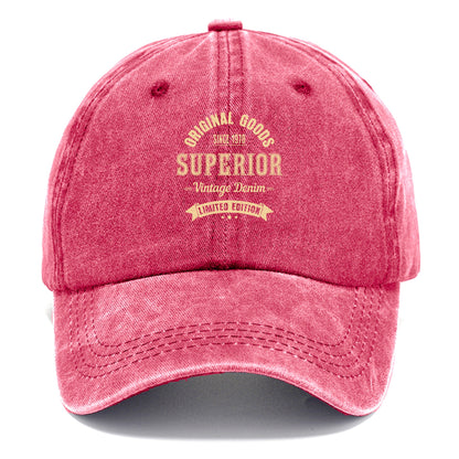 original goods since 1970 superior vintage denim limited edition Hat