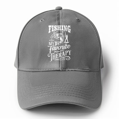 Fishing is my favorite therapy Hat