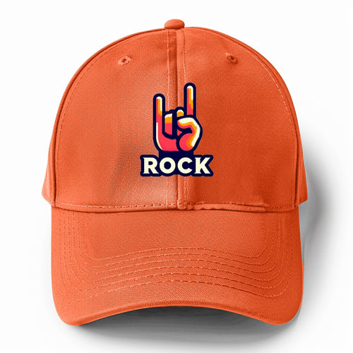 Hand Horn Rock 2 Solid Color Baseball Cap
