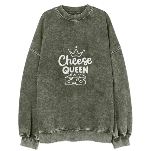 Cheese Queen Vintage Sweatshirt