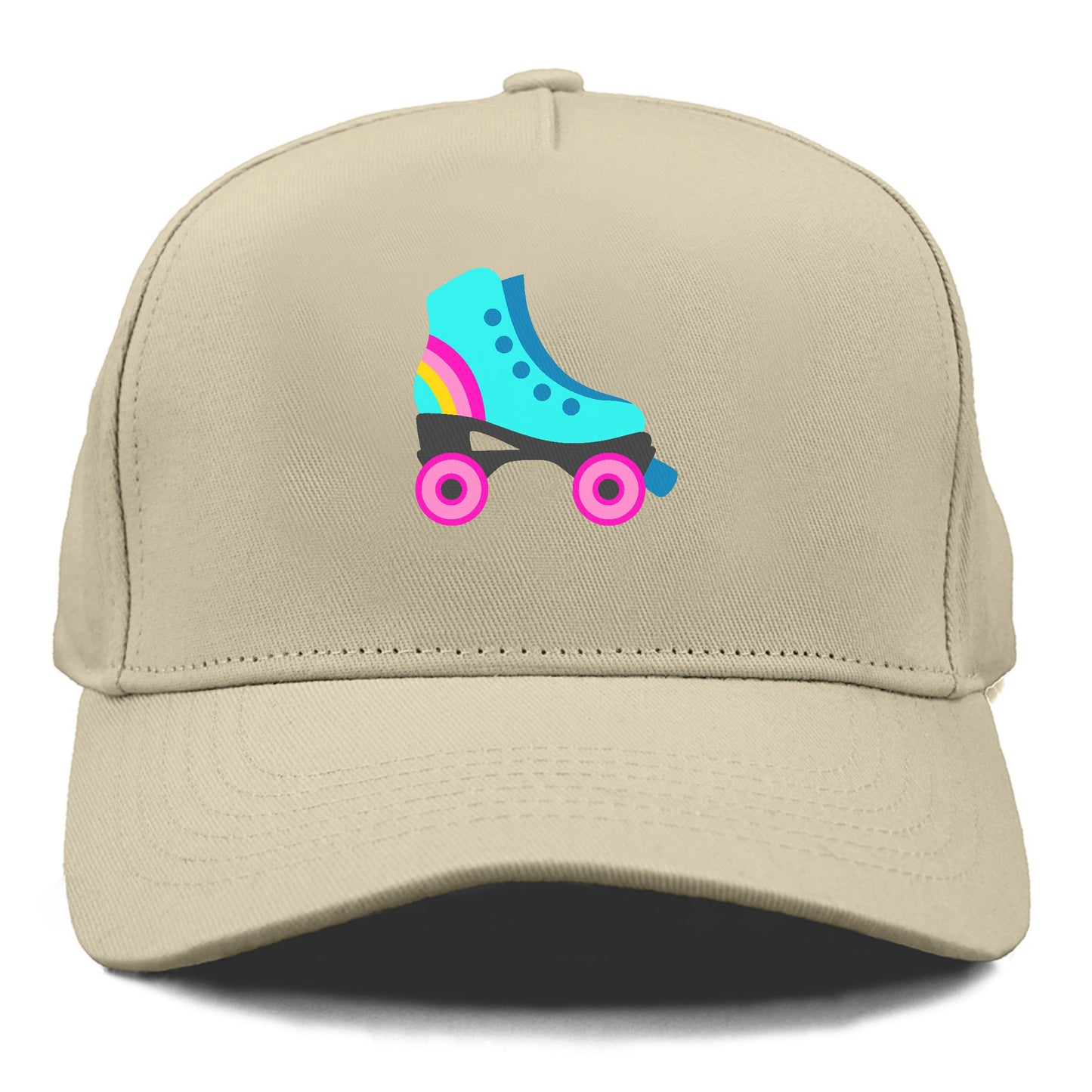 Retro 80s Roller Skate Blue Hat