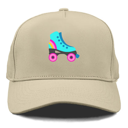 Retro 80s Roller Skate Blue Hat