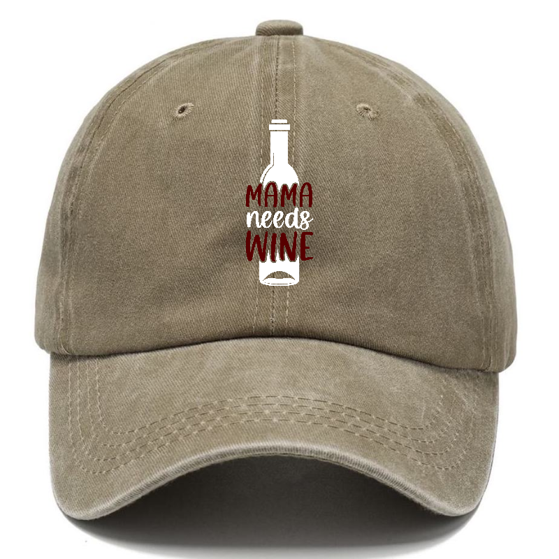 mama needs wine Hat