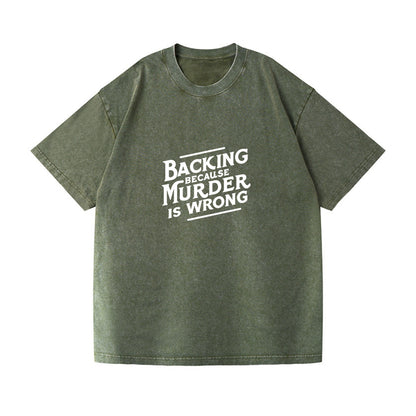 backing because murder is wrong Hat