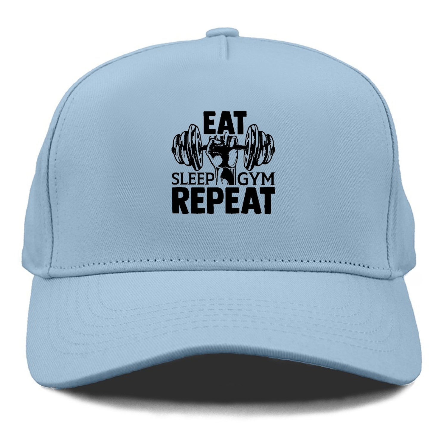 eat sleep gym repeat Hat