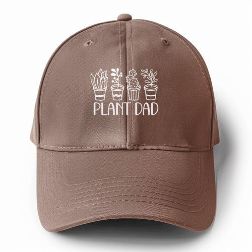 Plant Dad Solid Color Baseball Cap