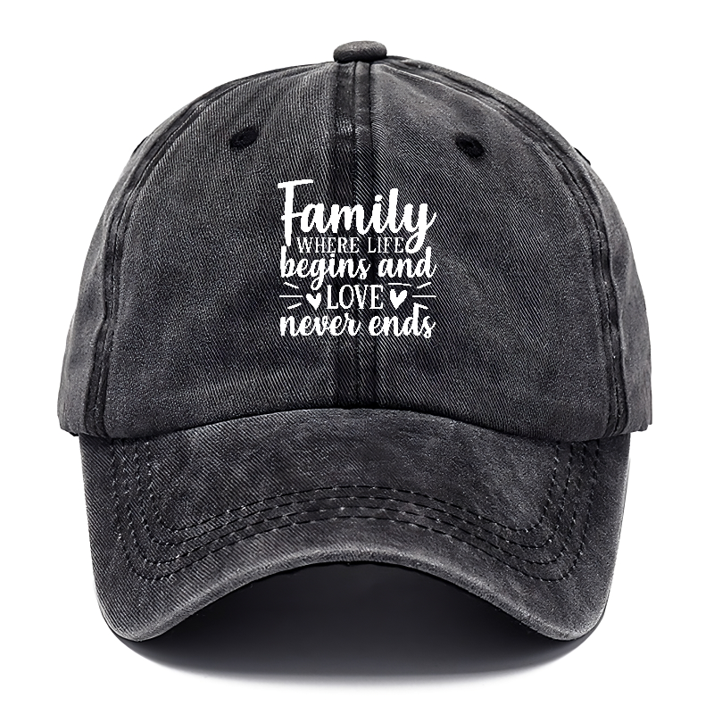 Family where life begins Hat