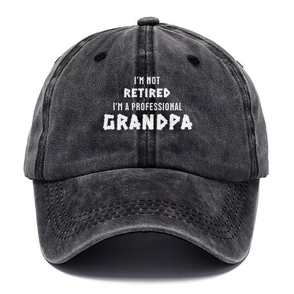 I'M Not Retired I'M A Professional Grandpa Hat