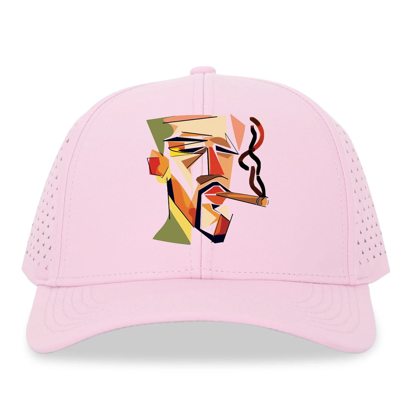 Cigar Cool Abstract Expression Hat