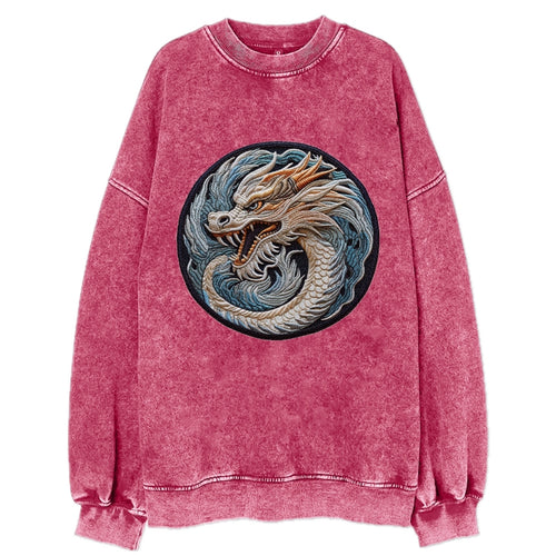 Dragon Zodiac Sign Vintage Sweatshirt