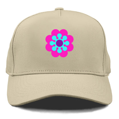 Retro 80s Flower Pink Hat