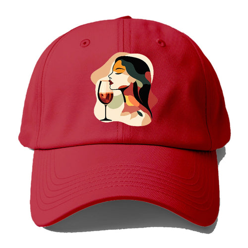 Abstract Wine Savor Baseball Cap