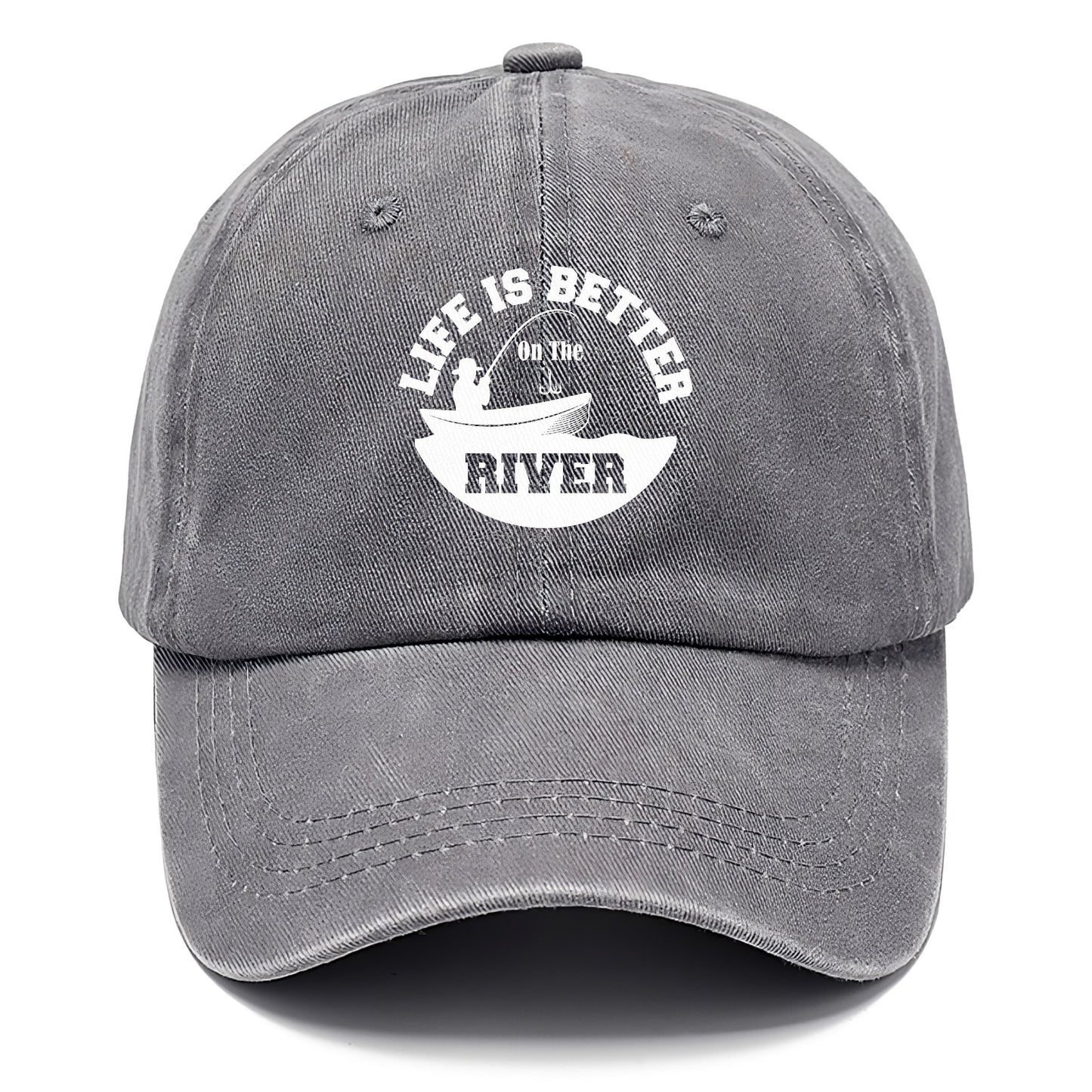 life is better on the river Hat