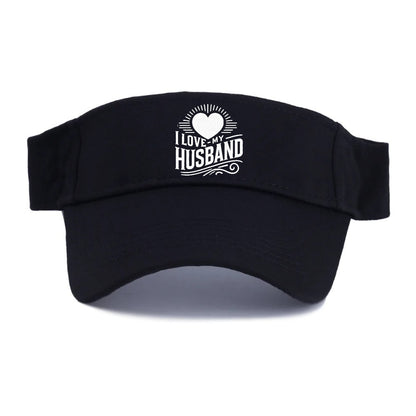 i love my husband Hat