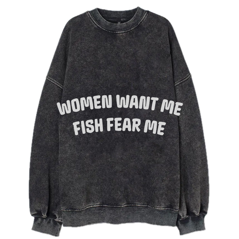 women want me fish fear me Hat