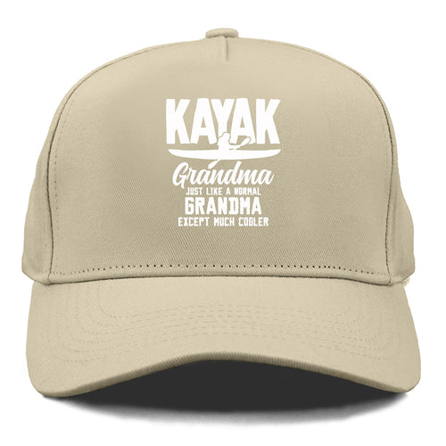 Kayak Grandma Just Like A Normal Grandma Except Much Cooler! Cap