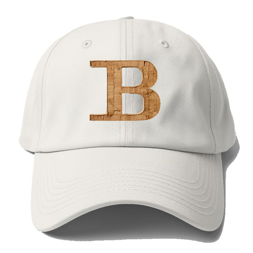 Letter B Baseball Cap For Big Heads