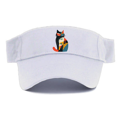 Abstract Elegance Colorful Cat Hat