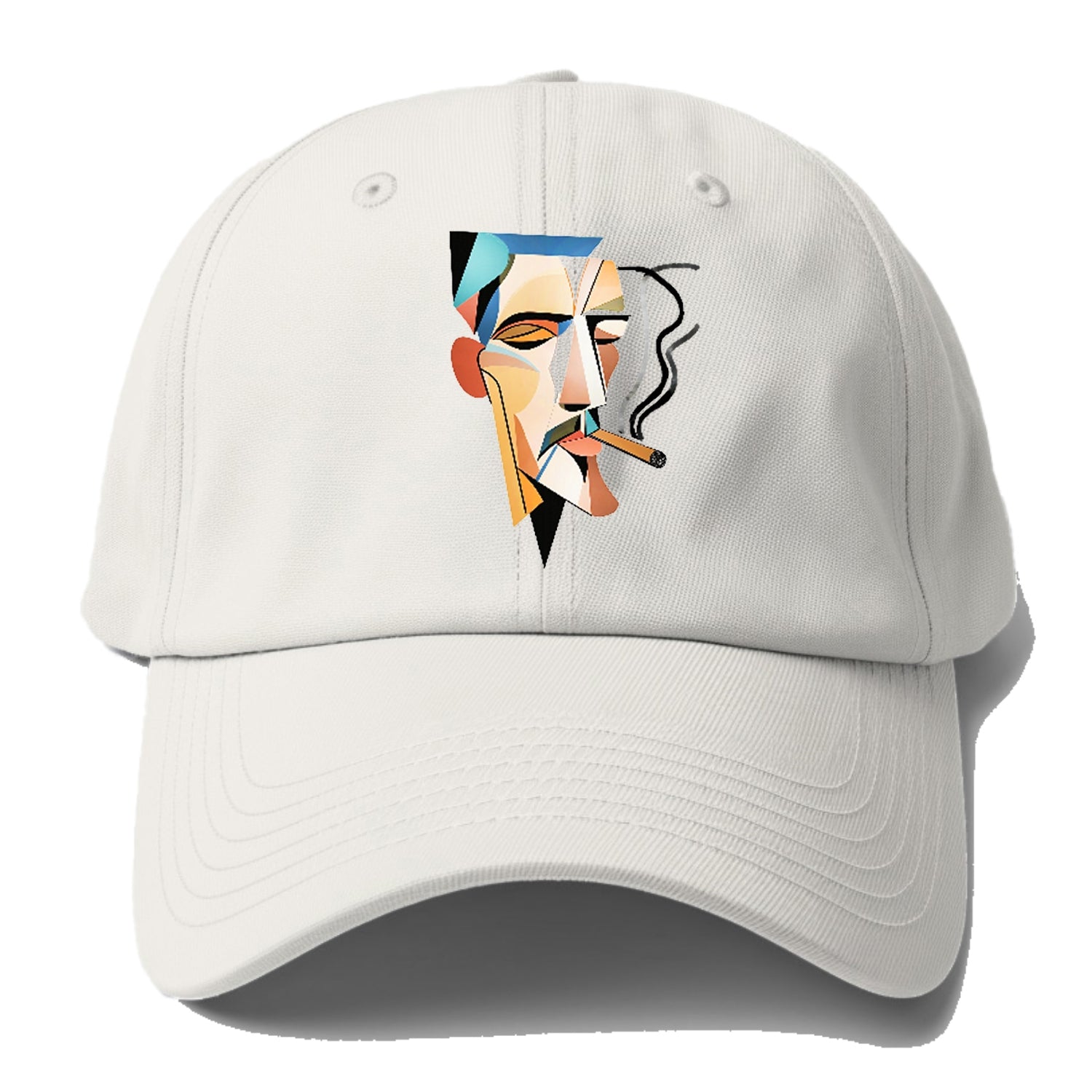 Abstract Smoking Man Hat