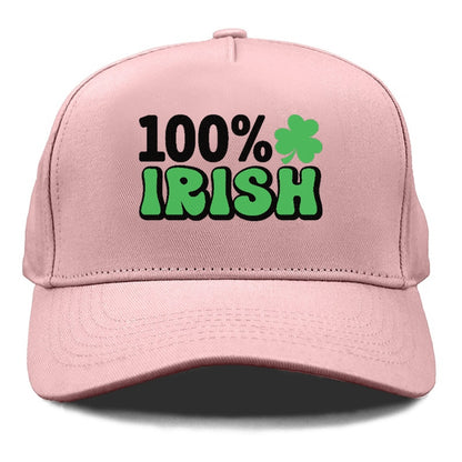 100 Percent Irish Clover Hat