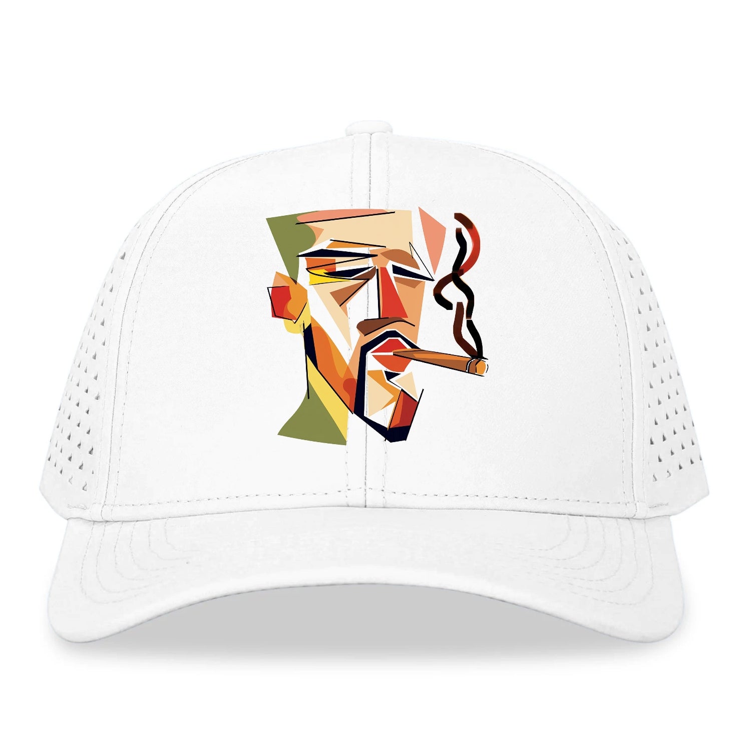 Cigar Cool Abstract Expression Hat