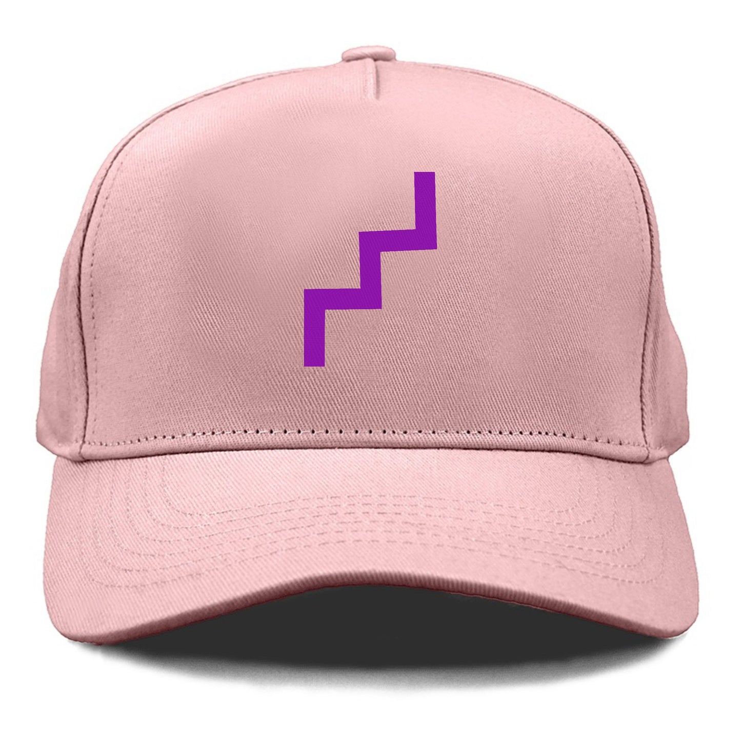 Retro 80s Zig Zag Purple Hat