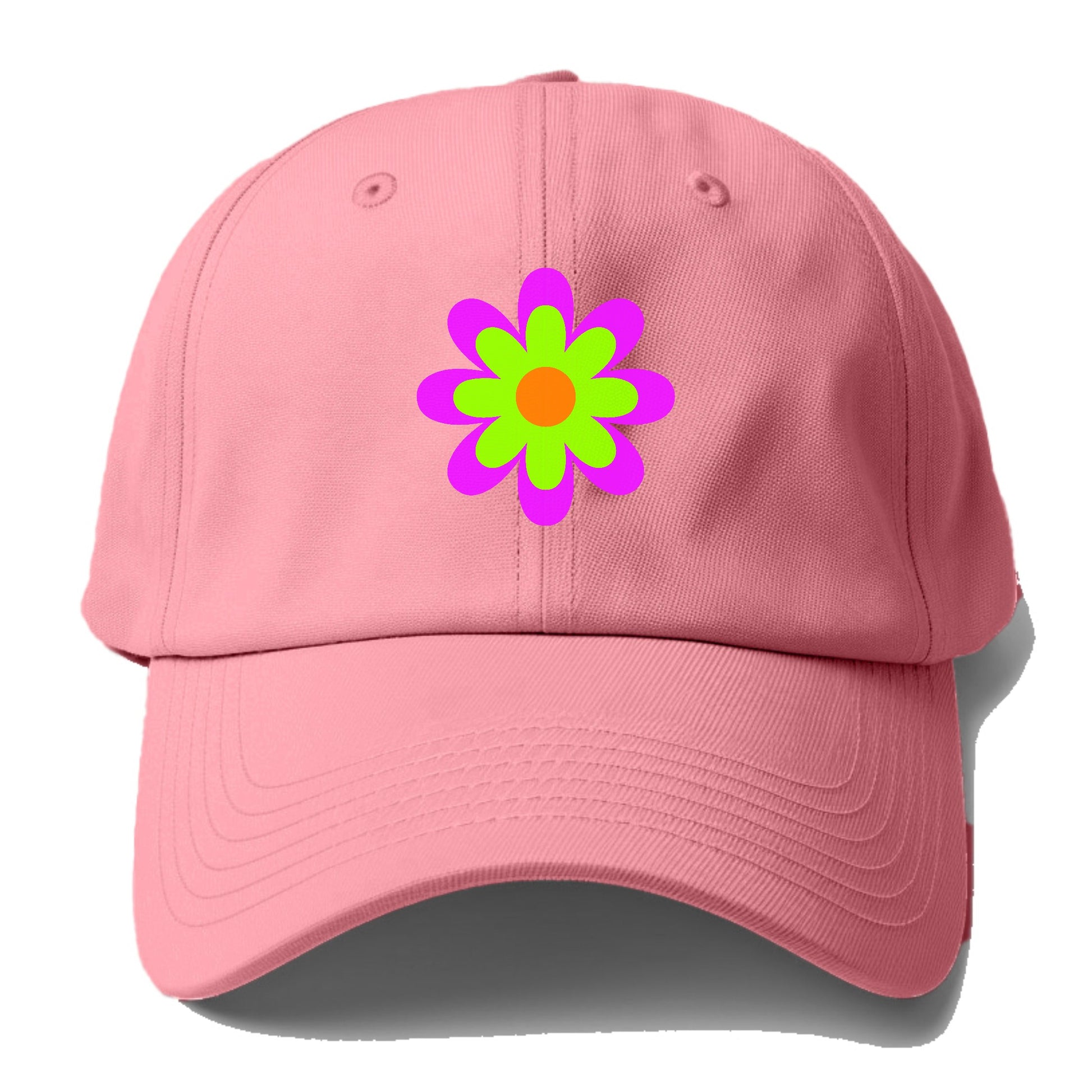 Retro 80s Flower Purple Hat