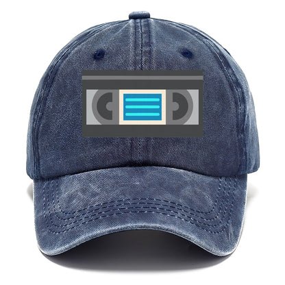 Retro 80s VHS Tape Blue Hat