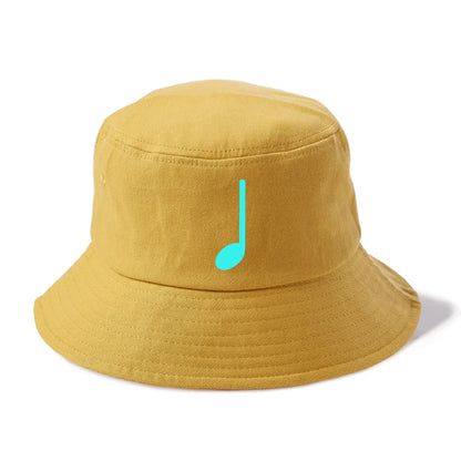 Retro 80s Music Note Blue Hat