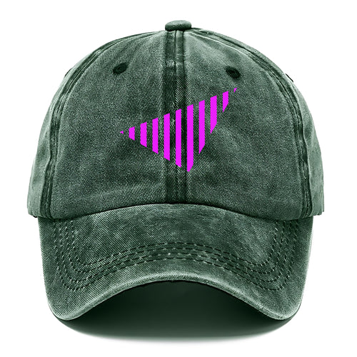 Retro 80s Triangle Purple Classic Cap