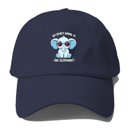 My Spirit Animal Is An Elephant Baseball Cap For Big Heads