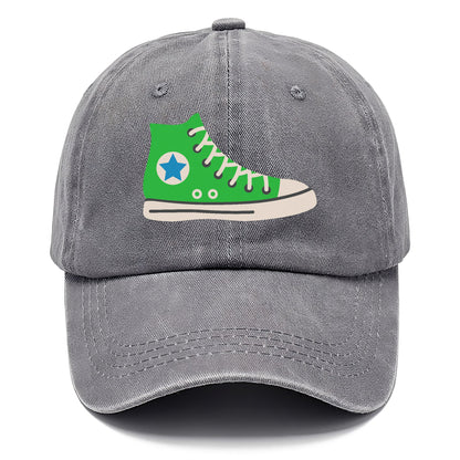 Retro 80s Converse Shoe Green Hat