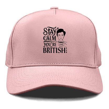 stay calm you're british Hat