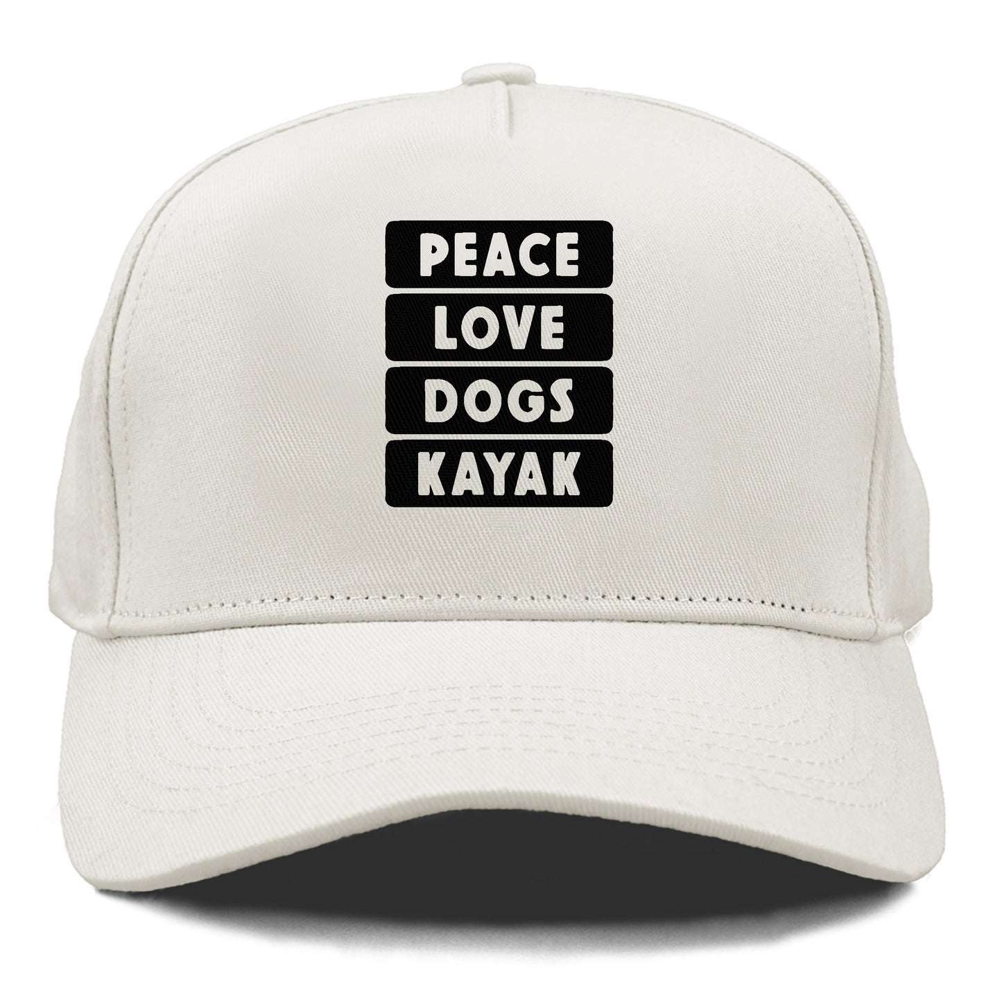 peace love dogs kayak classic Hat