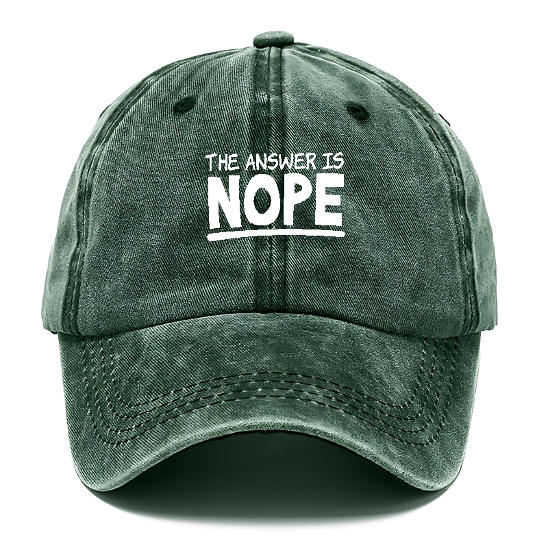 the answer is nope Hat