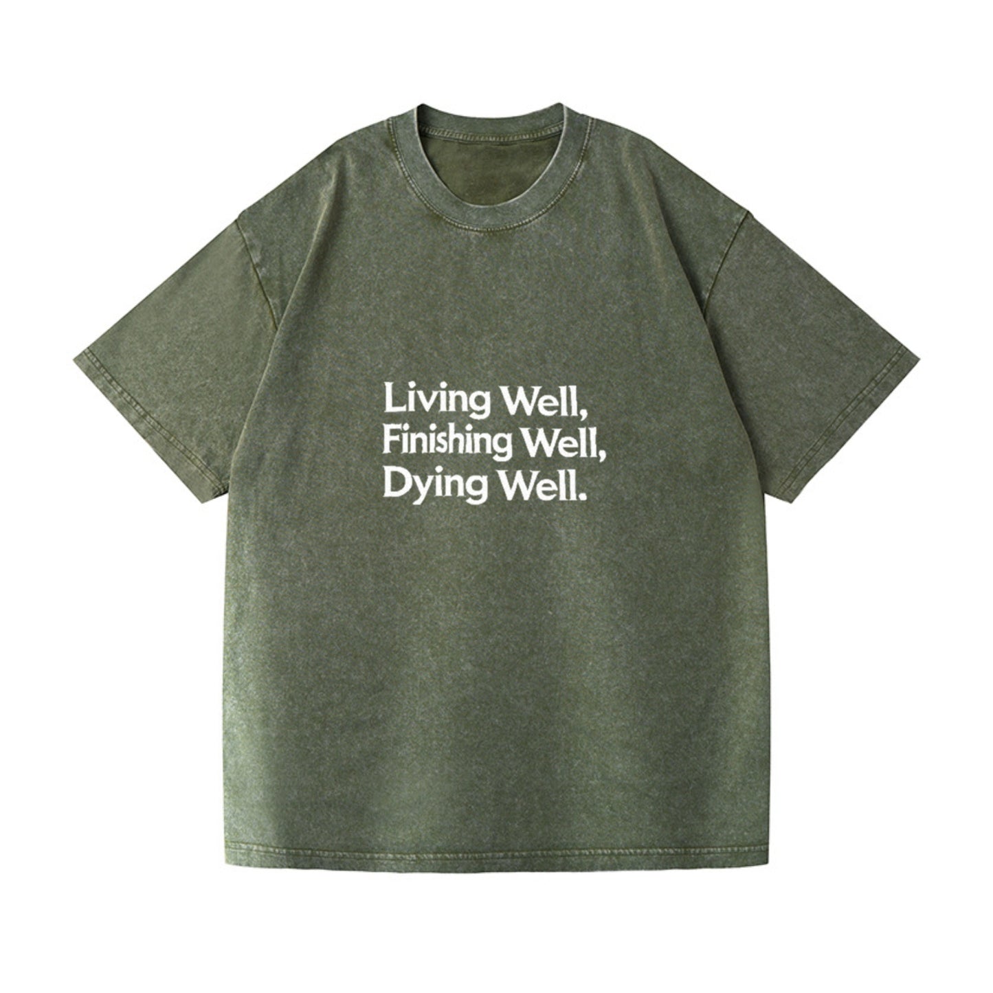 living well, finishing well, dying well Hat