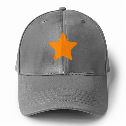 Retro 80s Star Orange Hat