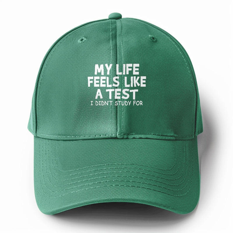 my life feels like a test Hat