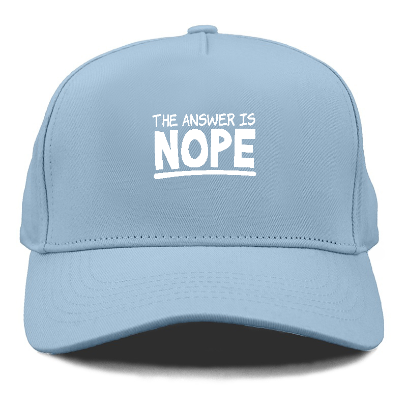 the answer is nope Hat