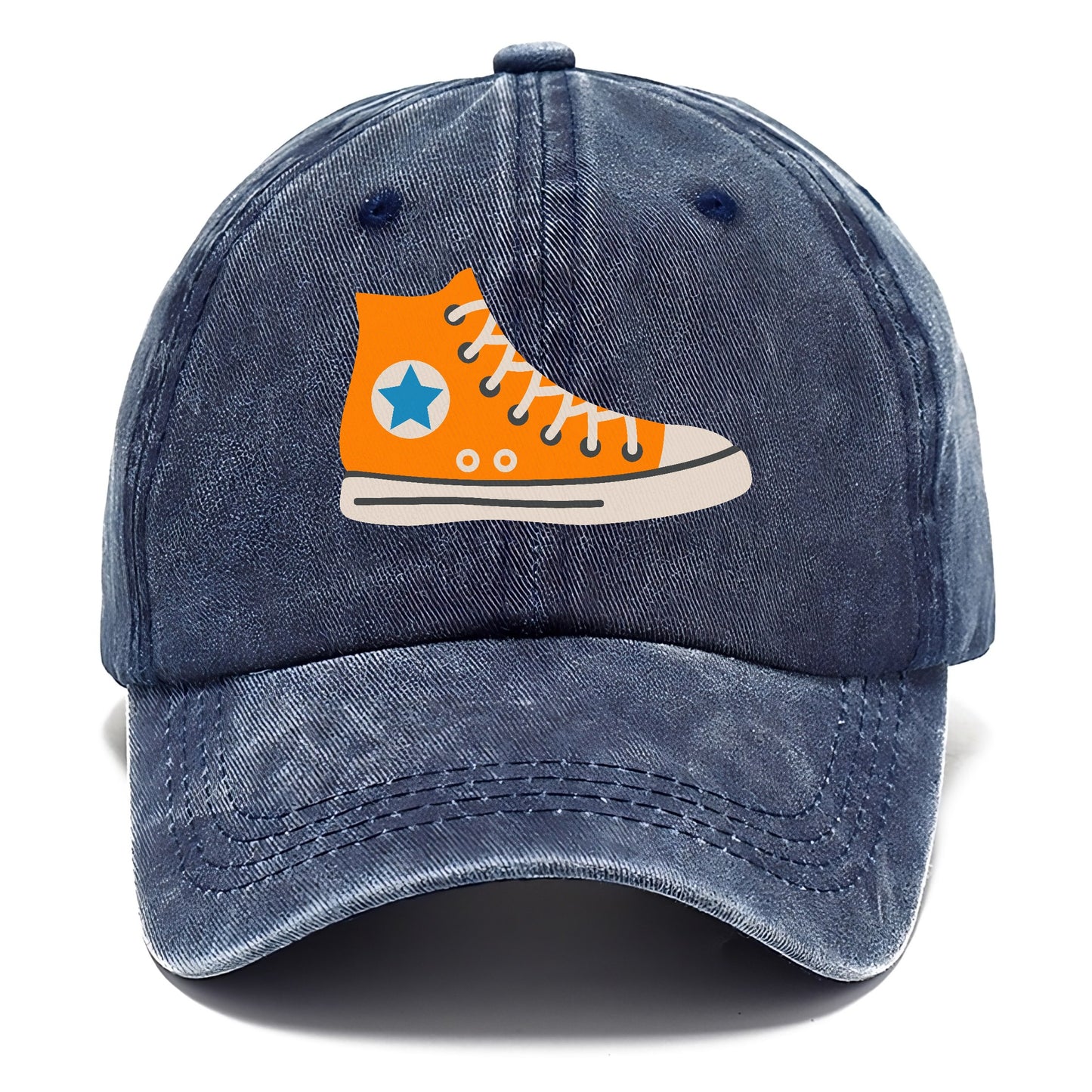 Retro 80s Converse Shoe Orange Hat