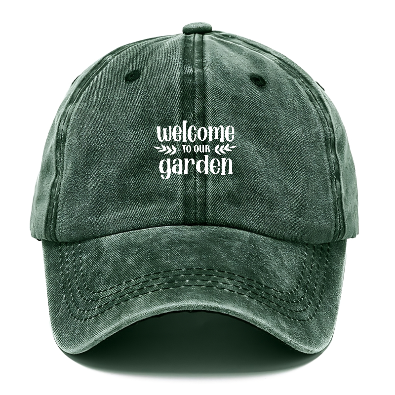 welcome to our garden Hat