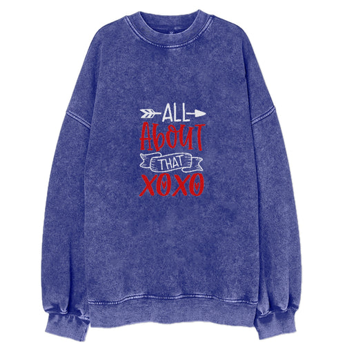 All About That Xoxo Vintage Sweatshirt