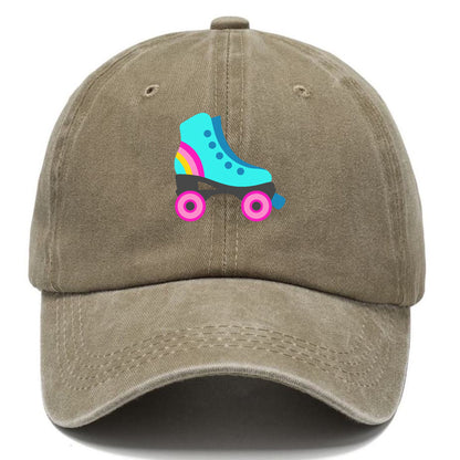 Retro 80s Roller Skate Blue Hat