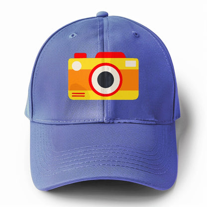 Retro 80s Camera Yellow Hat